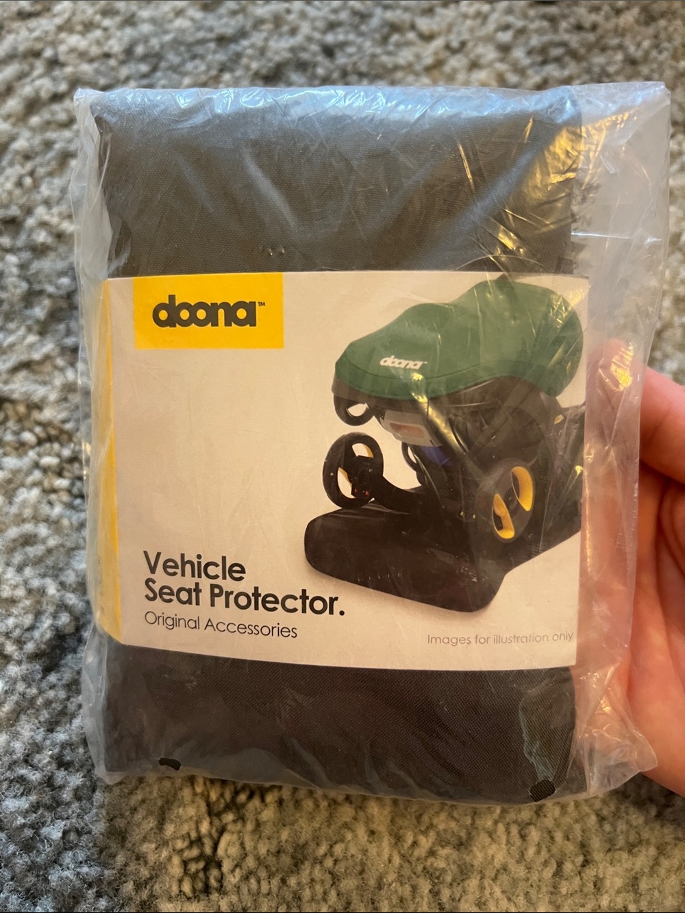 Doona Vehicle Seat Protector in Black